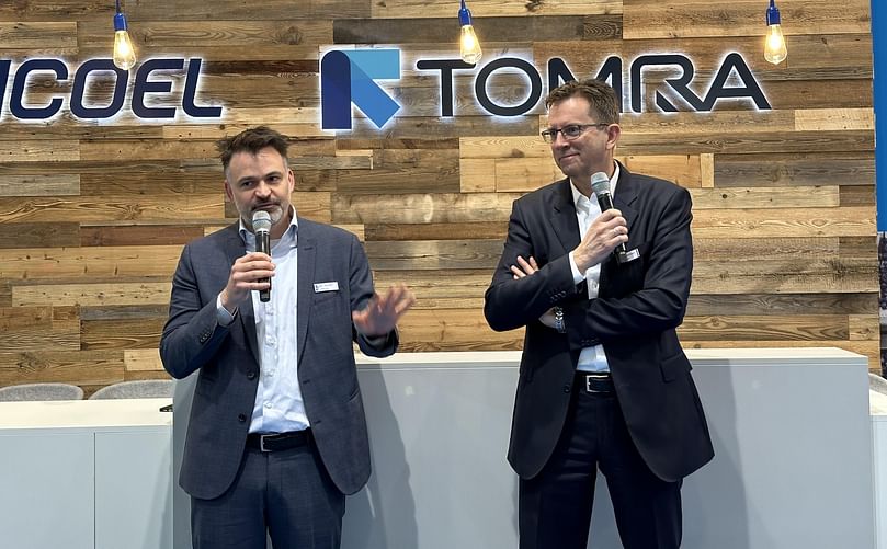 Karel Strubbe EMEA Regional Director and Harald Henriksen, Executive Vice and Head of TOMRA Food