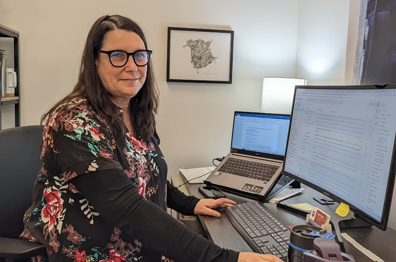 Karen Murchison, research co-ordinator for the P.E.I. Certified Organic Producers Co-op, is excited by the research into selenium. Courtesy: CBC Karen Murchison, research co-ordinator for the P.E.I. Certified Organic Producers Co-op, is excited by the research into selenium. Courtesy: CBC