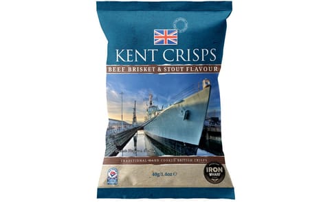 Kent Crisps introduces Beef Brisket & Stout flavour crisps Kent Crisps introduces Beef Brisket & Stout flavour crisps