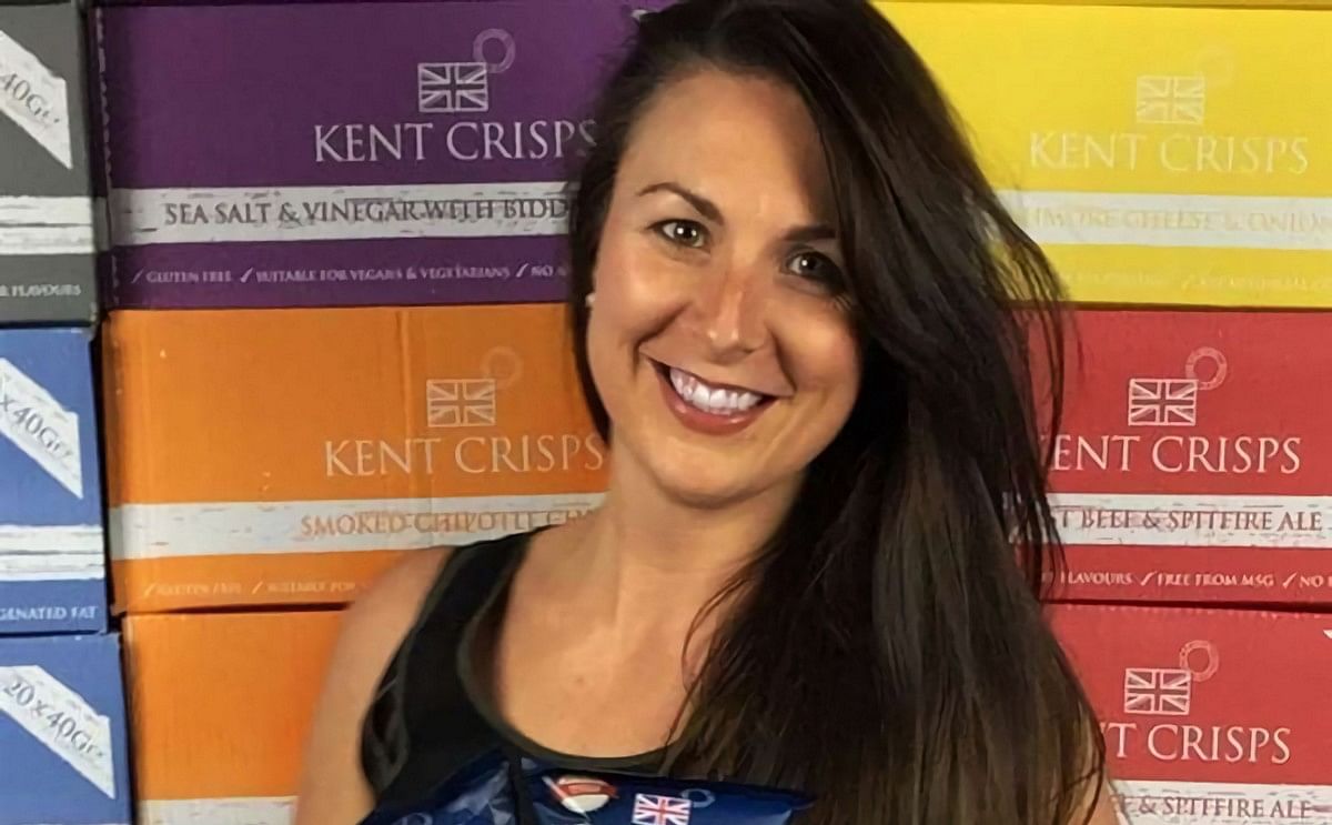Kent Crisps boss Laura Bounds