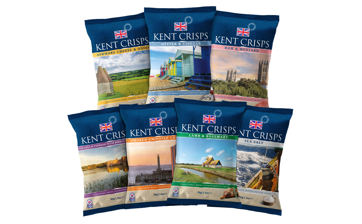 Kent Crisps launches an online shop just in time for Christmas. Kent Crisps launches an online shop just in time for Christmas.