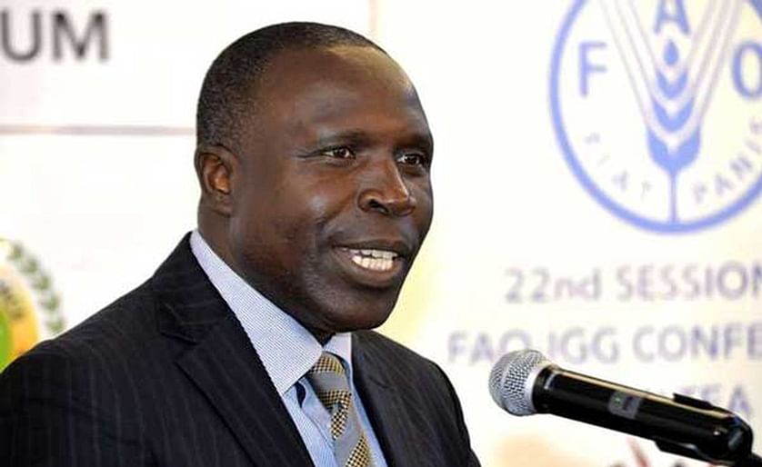 Willy Bett, Agriculture Cabinet Secretary of Kenya, who said 21 new potato varieties would be introduced in the country in a deal signed between Kenya and the Netherlands (Courtesy: Daily Nation)