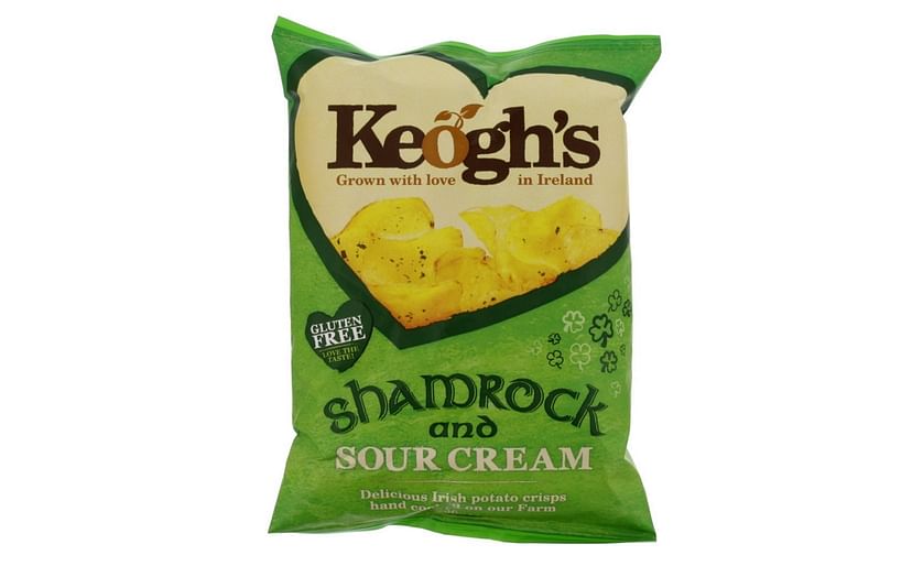 Irish Keogh's Crisps launches its product range in the UK on St Patrick' s Day