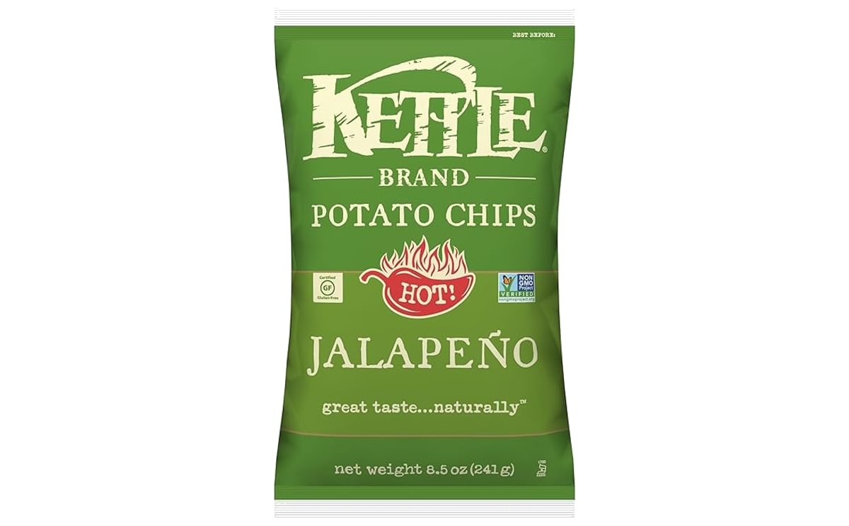 Kettle Brand Potato Chips, Jalapeno flavour Kettle Brand Potato Chips, Jalapeno flavour