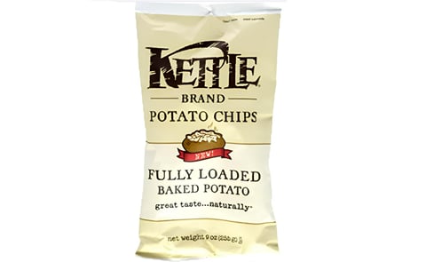 Kettle Brand potato chips launches new flavor: fully loaded baked potato Kettle Brand potato chips launches new flavor: fully loaded baked potato