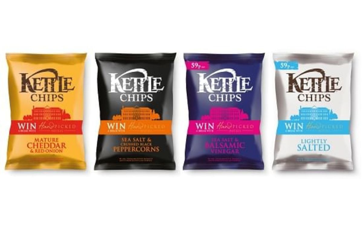 Kettle Chips with on pack promotion Kettle Chips with on pack promotion