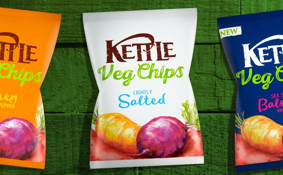 In the United Kingdom, Kettle Foods has launched a rebranded and extended range of vegetable Chips, 'Kettle Veg Chips', featuring the flavours 'Lightly Salted', 'Honey & Black Pepper' (new) and 'Sea Salt & Balsamic Vinegar' (new). 