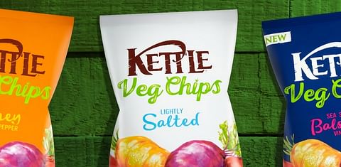 Kettle rebrands and extends its range of Vegetable Chips in the United Kingdom