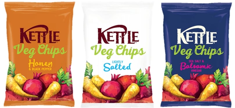 The Kettle Veg Chips range (2016) The Kettle Veg Chips range (2016)