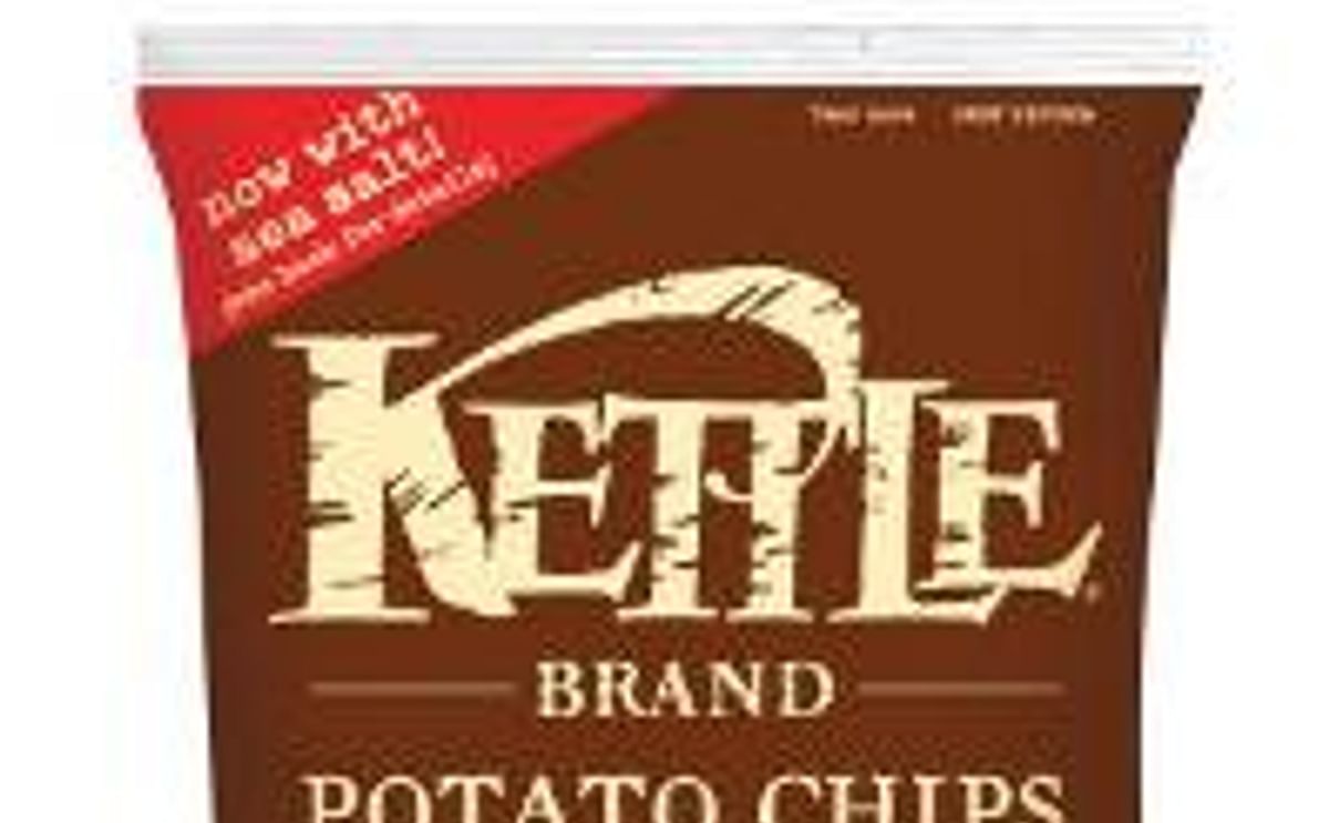 Kettle Brand® Potato Chips Lightly Salted now called Sea Salt