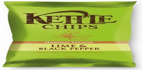 Kettle Chips Lime and Black Pepper