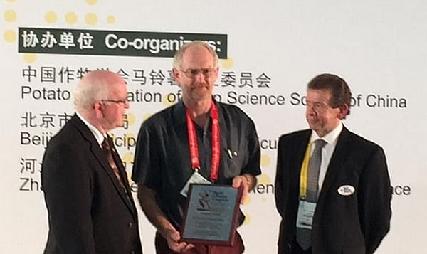 Kevin Clayton-Greene, an Australian potato industry researcher honoured at World Potato Congress 2015