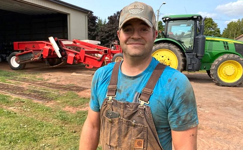 Kevin Murray, a potato farmer in Bedeque, says the crop is not where it should be at this time of year.