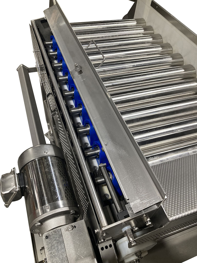 Newly optimized grooved rollers for Key
Technology's SSR and PSG systems Newly optimized grooved rollers for Key
Technology's SSR and PSG systems