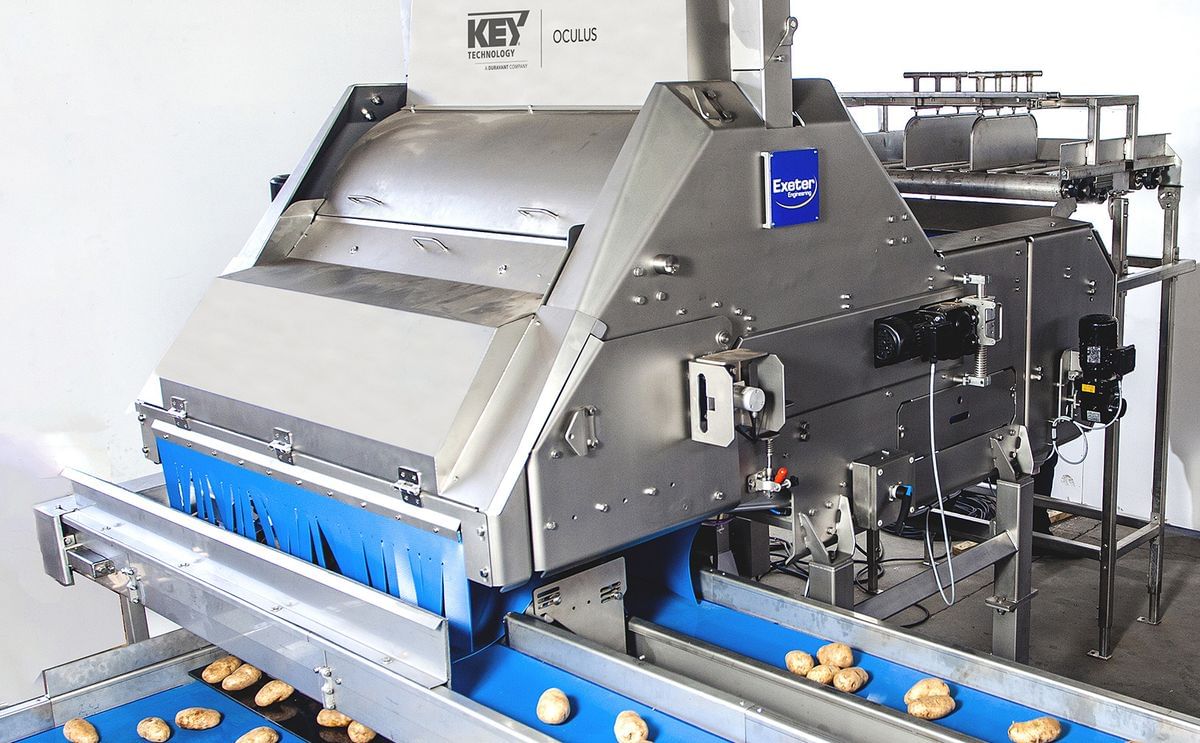 Exeter Engineering and Key Technology Form Partnership to Introduce Oculus Digital Sorters for Potatoes to North America Exeter Engineering and Key Technology Form Partnership to Introduce Oculus Digital Sorters for Potatoes to North America