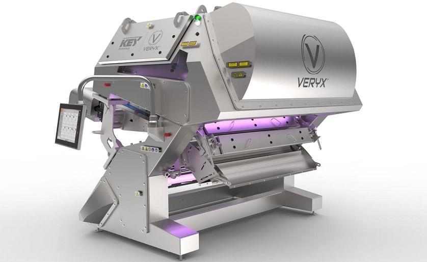 The new VERYX® B140 Digital Sorter by Key Technology is a medium-capacity belt-fed sorter, featuring a 1400-mm wide inspection zone.