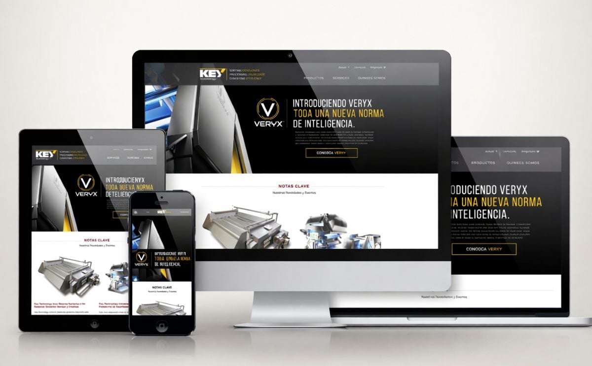 Key Technology presenta el sitio web en español Key Technology presenta el sitio web en español