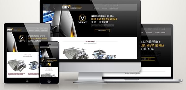 Key Technology presenta el sitio web en español