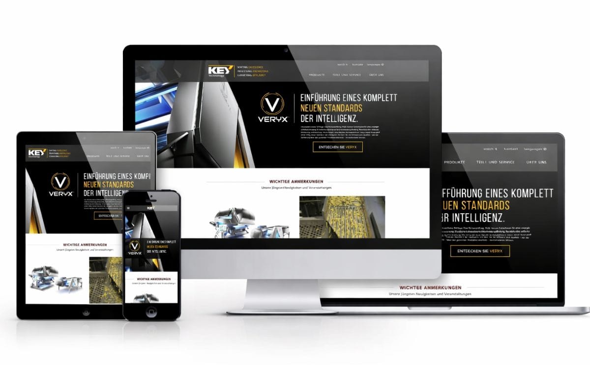 Equipment manufacturer Key Technology announces the launch of its new mobile-friendly website in German to support its many German-speaking customers. The website can be found at www.key-technology.de