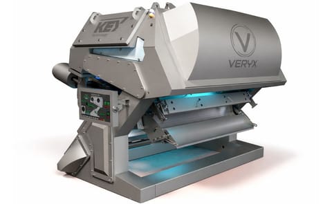 VERYX belt fed sorter by Key Technology VERYX belt fed sorter by Key Technology