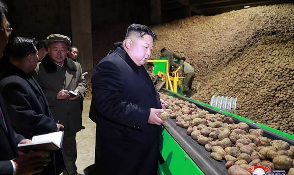 Kim Jong-un promotes Samjiyon as hub for potato production in North Korea