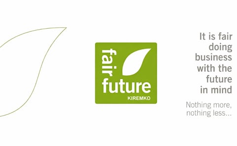 Kiremko introduces its Fair Future concept. Kiremko introduces its Fair Future concept.