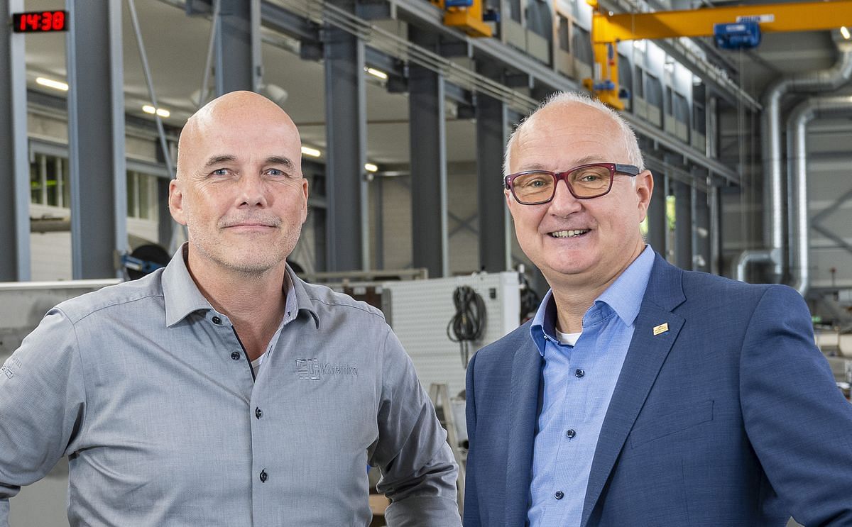 Ton Hendrickx of Kiremko and Matthias Jeindl of Insort announce a long-term global strategic partnership between their companies