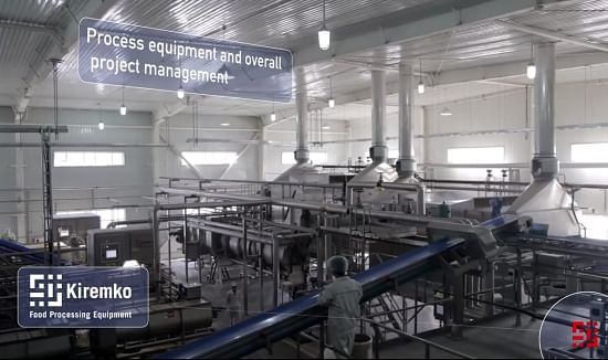 Kiremko and its strategic partners have installed a complete French fries and hash brown process line in China. This film highlights every individual contribution and shows how all these contributions come together