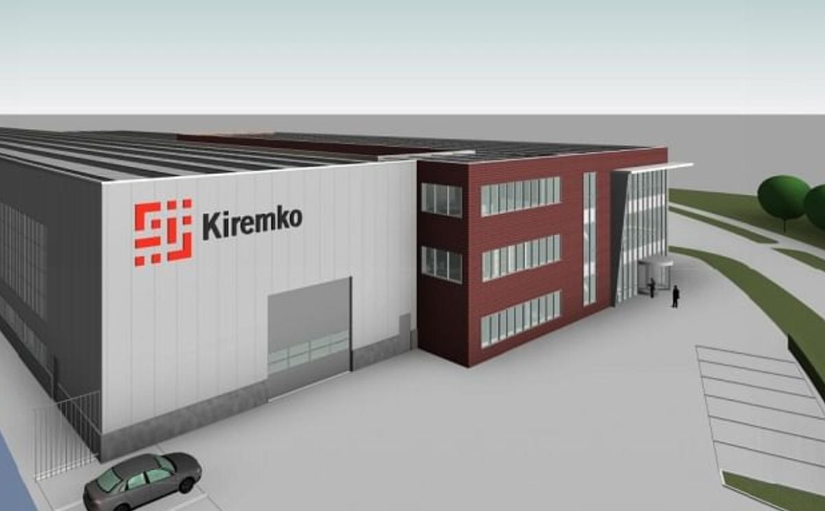 Artist impression of the new premises of Potato Processing Equipment Manufacturer Kiremko in the Netherlands (frontview) Artist impression of the new premises of Potato Processing Equipment Manufacturer Kiremko in the Netherlands (frontview)