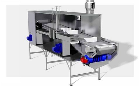 Kiremko has designed the "Retro Grader" with a drying and cooling system as part of a hash brown processing line in order to obtain a more stable texture. Kiremko has designed the "Retro Grader" with a drying and cooling system as part of a hash brown processing line in order to obtain a more stable texture.