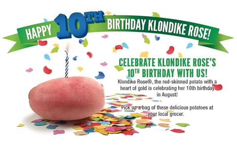 10 years of Klondike Rose potatoes 10 years of Klondike Rose potatoes