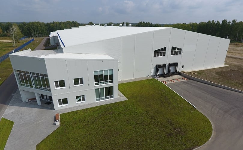 Aerial view of the new KRiMM plant after completion Aerial view of the new KRiMM plant after completion