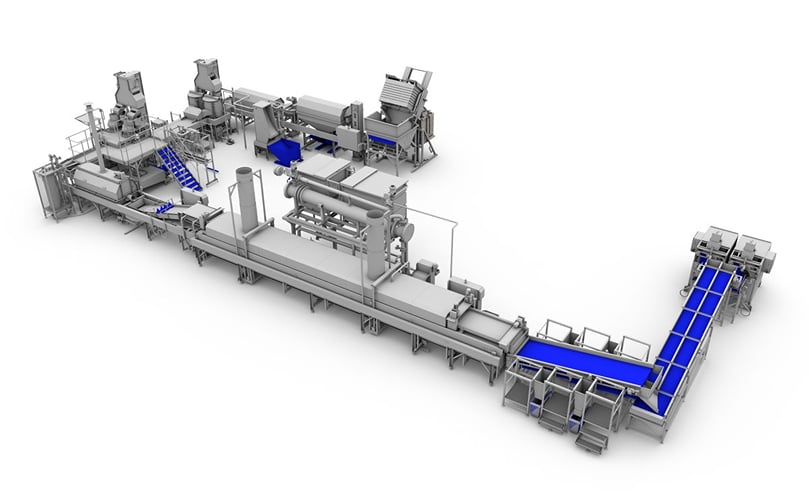 Continuous Potato Chip Processing Line Continuous Potato Chip Processing Line