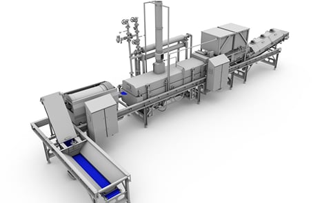 Kuipers Pellet Snacks Processing Line Kuipers Pellet Snacks Processing Line