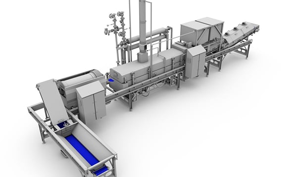Kuipers Pellet Snacks Processing Line Kuipers Pellet Snacks Processing Line
