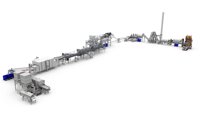 Automated Frozen French Fries Production Line Automated Frozen French Fries Production Line