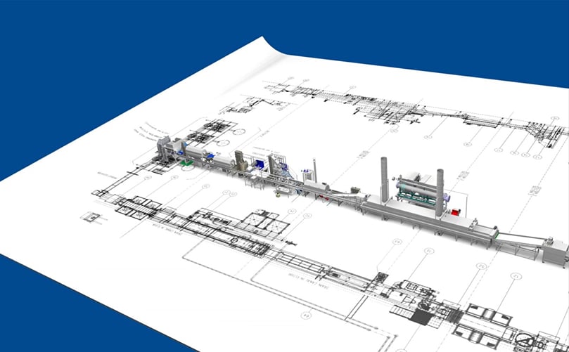 3D Animation Potato Chips Processing Plant PC500(E) 3D Animation Potato Chips Processing Plant PC500(E)