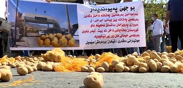 Kurdistan's Potato Farmers Protest Cheap, Banned Imports