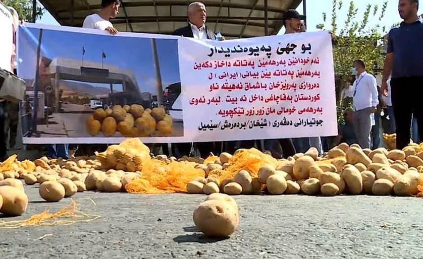 Kurdistan's Potato Farmers Protest Cheap, Banned Imports
