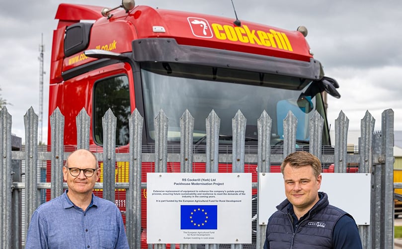 Rufus Pilgrim, Managing Director at R S Cockerill and Duane Hill, Sales Director for Haith Rufus Pilgrim, Managing Director at R S Cockerill and Duane Hill, Sales Director for Haith