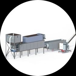 Complete extrusion line