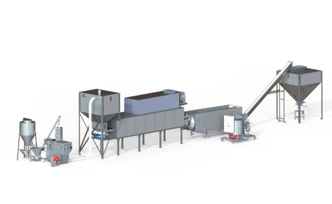 Kuipers - LaLesse Complete extrusion line Kuipers - LaLesse Complete extrusion line