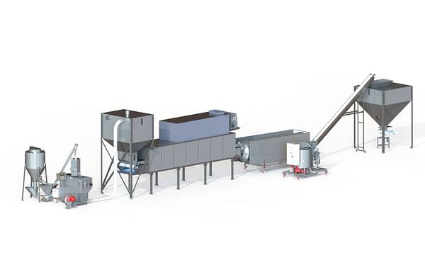 Kuipers - LaLesse Complete extrusion line Kuipers - LaLesse Complete extrusion line