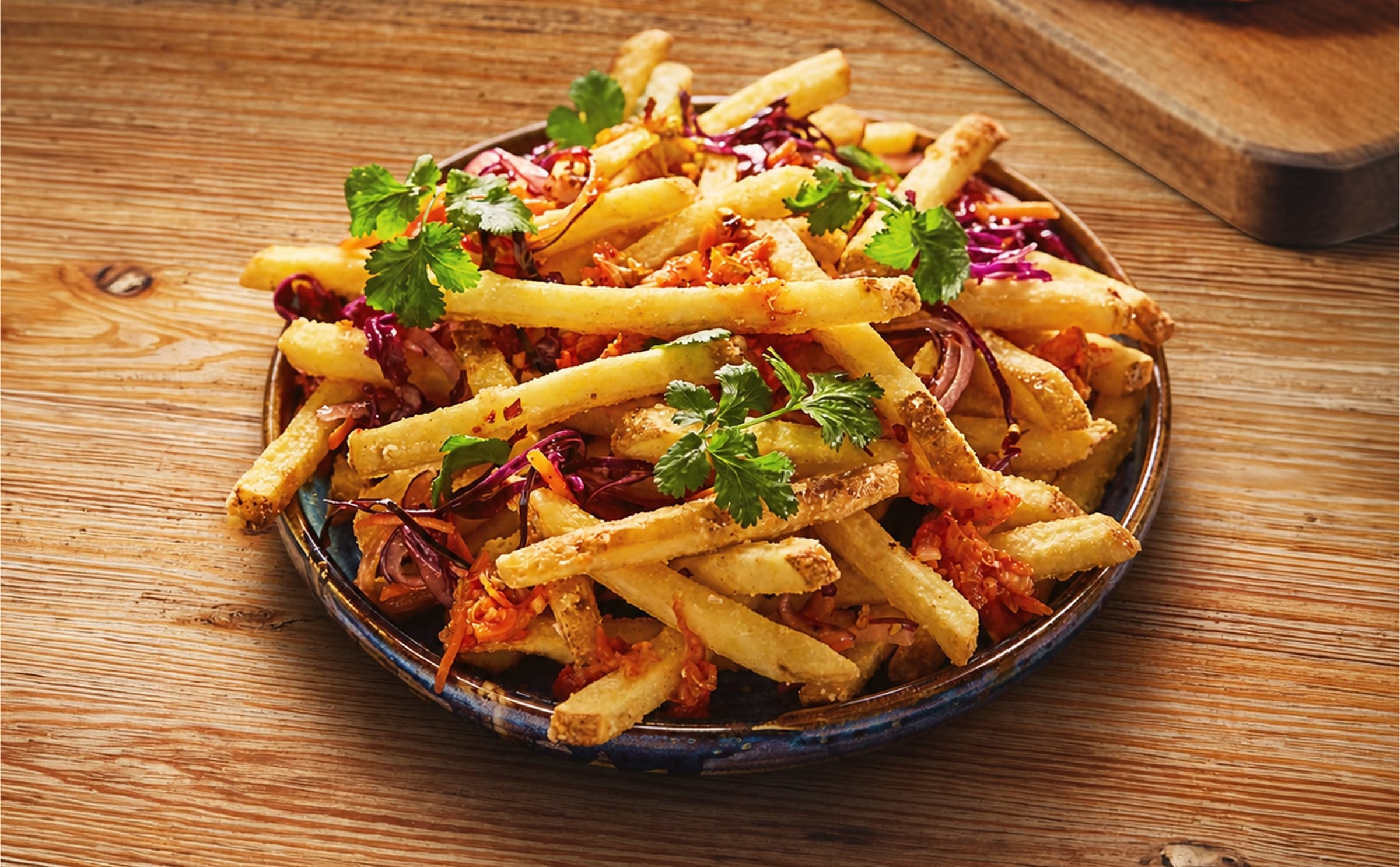 Lamb Weston Korean-style Really Crunchy Fries showcase the range as a crunchy foundation for creative loaded fry dishes in foodservice