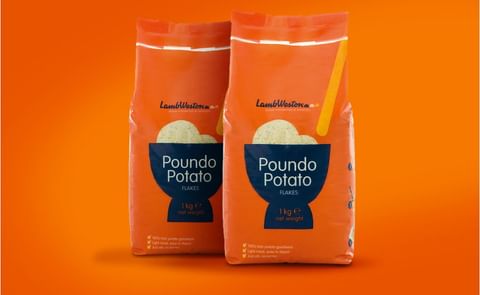 Lamb Weston has introduced Poundo Potato Flakes to the Nigerian market and stresses the need to improve the margin in the potato value-chain Lamb Weston has introduced Poundo Potato Flakes to the Nigerian market and stresses the need to improve the margin in the potato value-chain