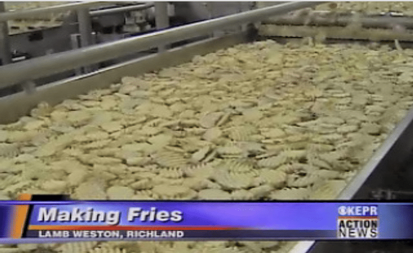 Lamb Weston CrissCut French Fry production in Richland (video)