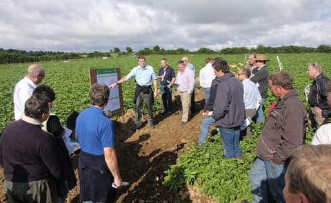 Lancashire potato grower opens his farm gates to share best practice Lancashire potato grower opens his farm gates to share best practice