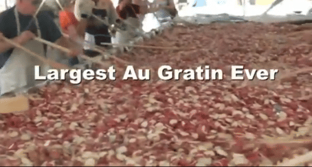 Largest potato gratin ever: Mount Vernon sets world record Largest potato gratin ever: Mount Vernon sets world record