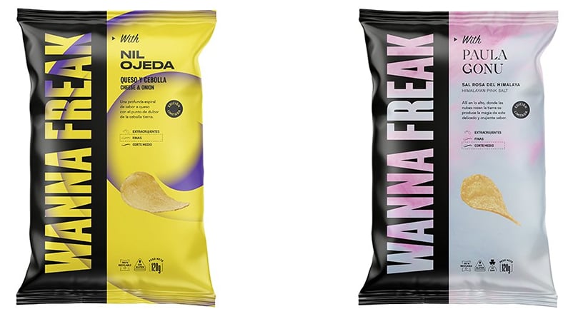 VIZZ y Wanna Freak se unen para lanzar la primera marca de patatas fritas creadas por influencers. VIZZ y Wanna Freak se unen para lanzar la primera marca de patatas fritas creadas por influencers.