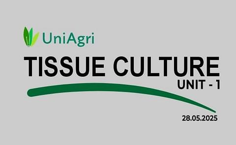 UniAgri Biosciences Starts Operations at New Tissue Culture Lab UniAgri Biosciences Starts Operations at New Tissue Culture Lab